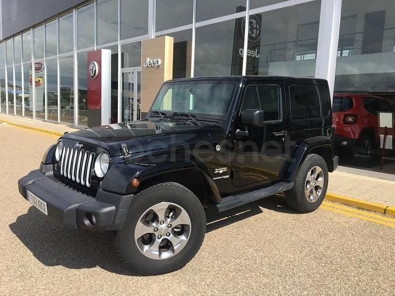 Negro Usado 2018 Jeep Wrangler Sahara SUV | 44.900 € (Un poco caro) - Imagen 1/4