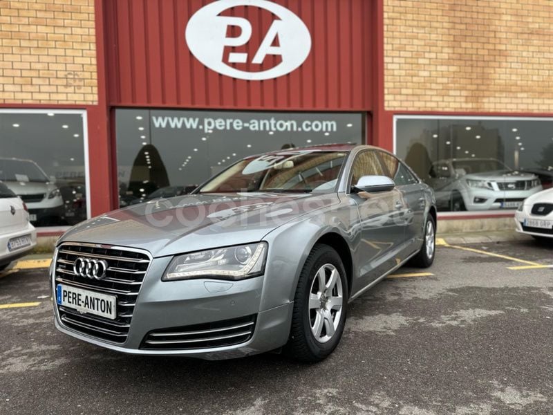Usado Audi A8 250 CV (183 kW) 2011 Gris / plata Berlina