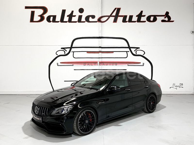 Usado Mercedes C63S AMG 510 CV (375 kW) 2020 Negro Berlina