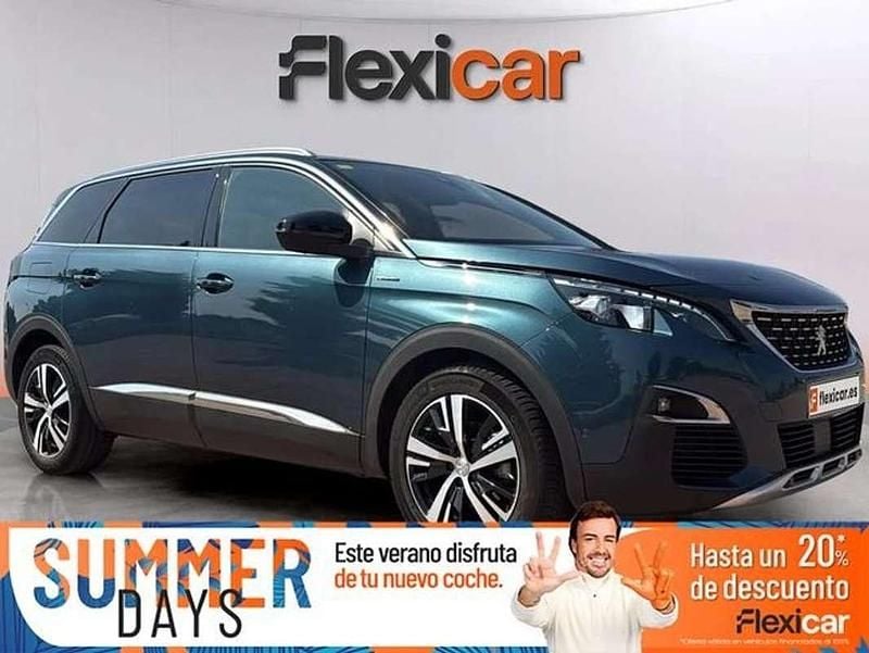 Azul Usado 2020 Peugeot 5008 GT-line Monovolumen | 15.490 € (Buen precio) - Imagen 1/4