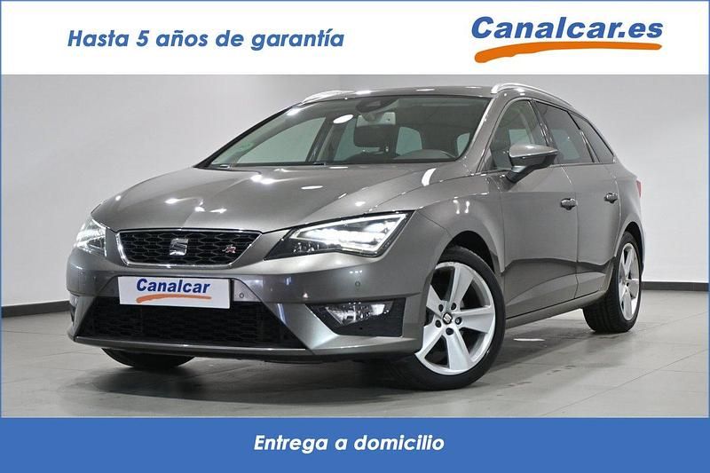 Gris Usado 2015 Seat Leon ST FR Familiar | 10.990 € (Precio justo) - Imagen 1/4