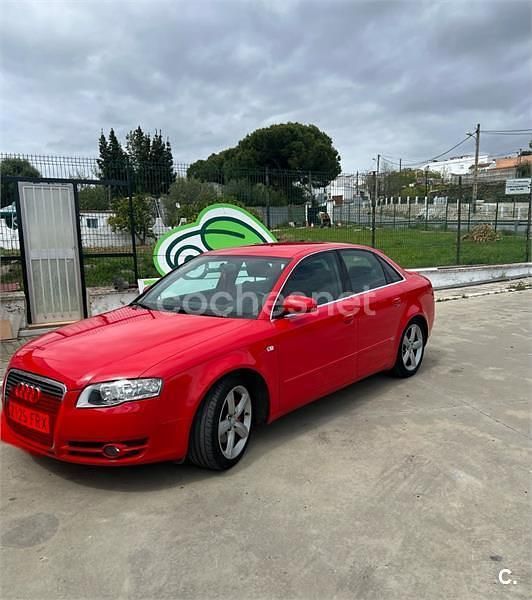 Rojo Usado 2007 Audi A4 S-Line Berlina | 7450 € (Precio justo) - Imagen 1/4