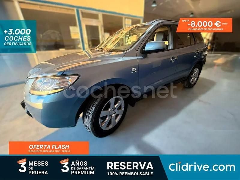 Azul Usado 2007 Hyundai Santa Fe Style SUV | 7390 € (Precio justo) - Imagen 1/3