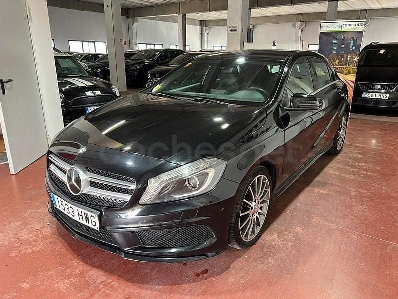 Usado Mercedes A200 AMG line 136 CV (100 kW) 2014 Negro Berlina