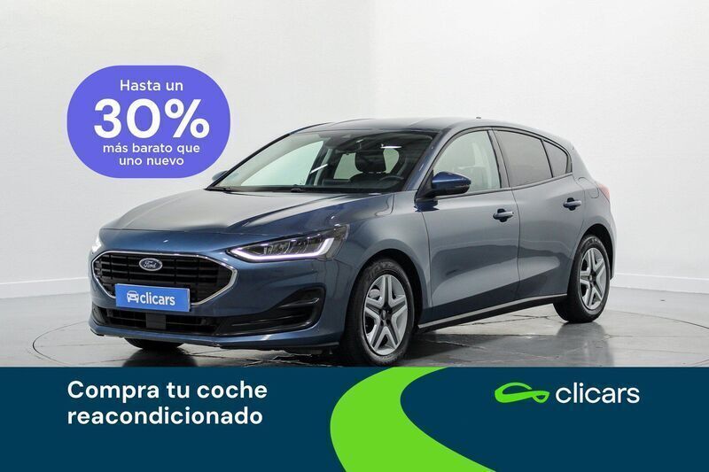 Azul Usado 2022 Ford Focus Trend+ Berlina | 16.990 € (Buen precio) - Imagen 1/4