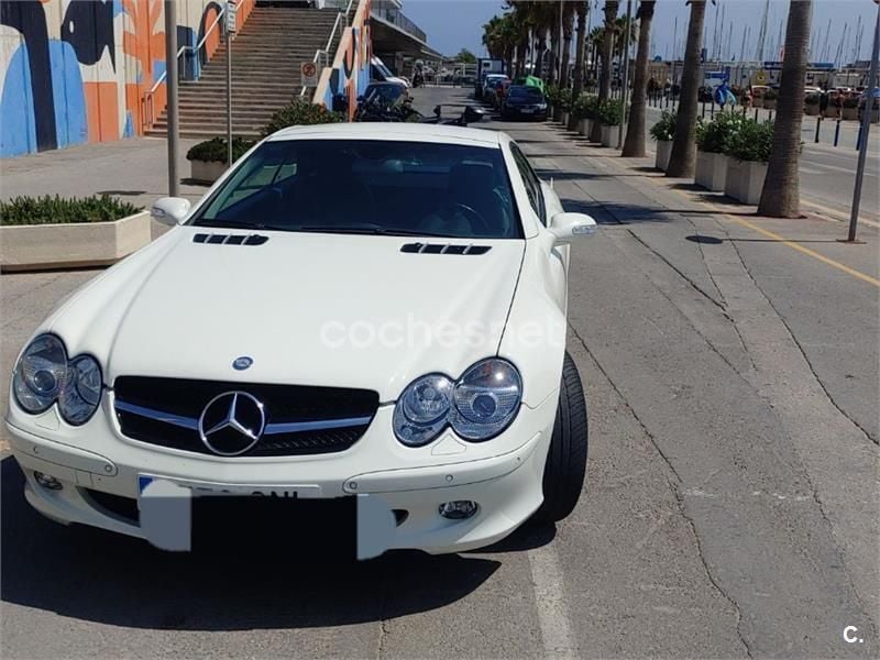 Blanco Usado 2003 Mercedes SL350 Descapotable | 14.900 € (Super precio) - Imagen 1/4