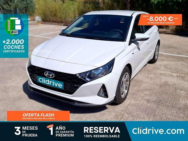 Blanco Usado 2021 Hyundai i20 Utilitario | 12.490 € (Precio justo) - Imagen 1/4