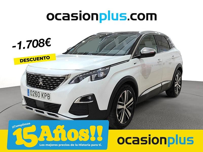 Blanco Usado 2018 Peugeot 3008 GT SUV | 18.790 € (Precio justo) - Imagen 1/4