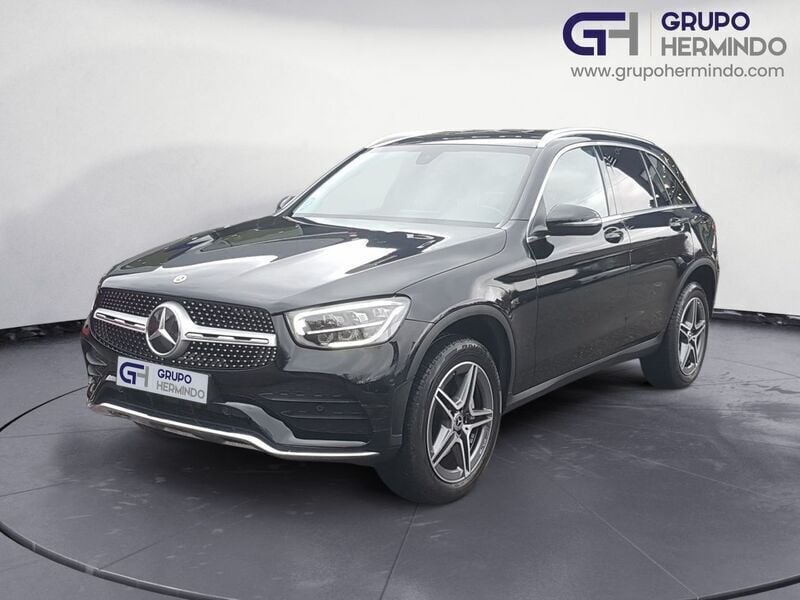 Negro Usado 2021 Mercedes GLC300e AMG line SUV | 46.985 € (Super precio) - Imagen 1/4