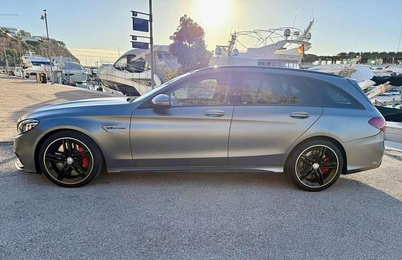 Usado Mercedes C63 AMG AMG 510 CV (375 kW) 2020 Gris Familiar