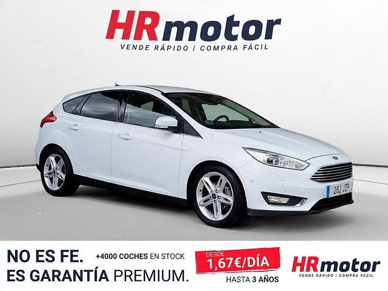 Usado Ford Focus Titanium 125 CV (91 kW) 2017 Blanco Berlina