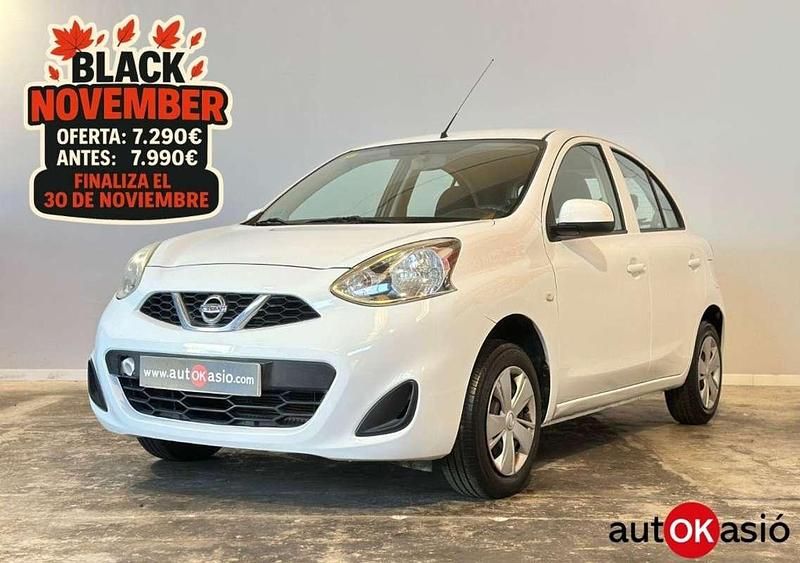 Blanco Usado 2014 Nissan Micra Visia Utilitario | 7290 € (Precio justo) - Imagen 1/4