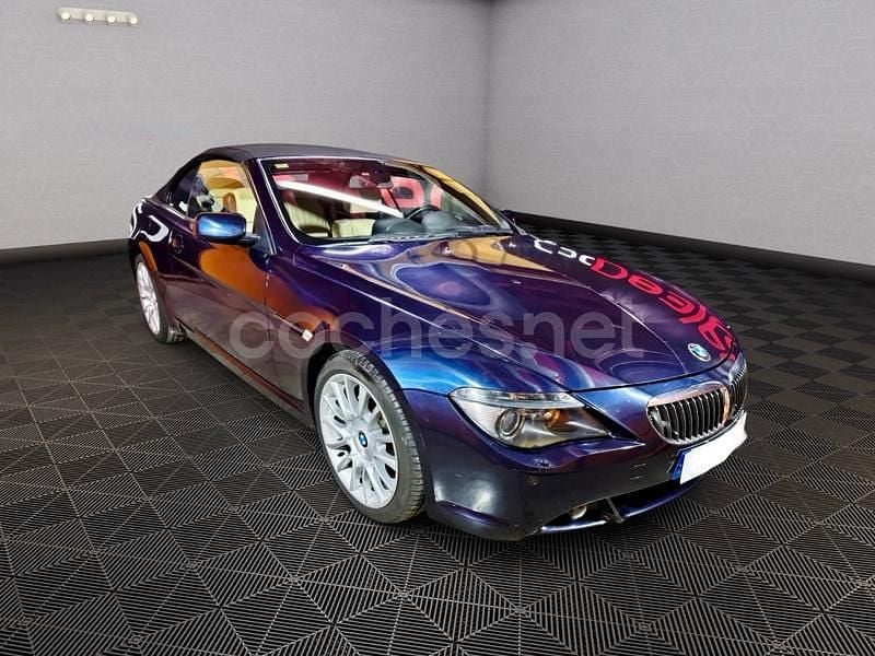 Usado BMW 645 Cabriolet 333 CV (244 kW) 2005 Azul Descapotable