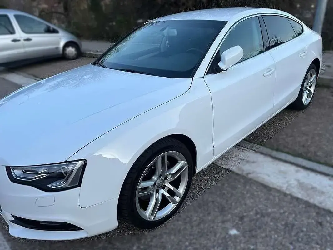 Usado Audi A5 Sportback Advanced 150 CV (110 kW) 2016 Blanco Utilitario