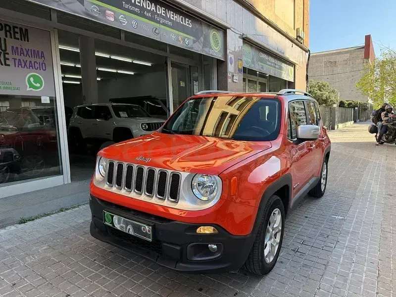 Usado Jeep Renegade Limited 140 CV (102 kW) 2018 Naranja SUV