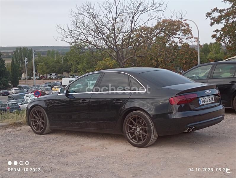 Usado Audi A4 143 CV (105 kW) 2012 Negro Berlina