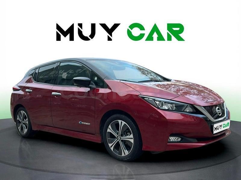 Brugt Nissan Leaf Tekna 110 kW (150 HK) 2019 Rød Hatchback