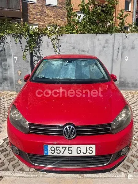 Usado VW Golf VI Sport 110 CV (80 kW) 2009 Rojo Utilitario