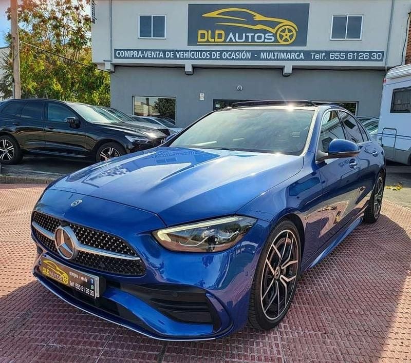 Azul Usado 2022 Mercedes C220 Berlina | 31.999 € (Precio justo) - Imagen 1/4