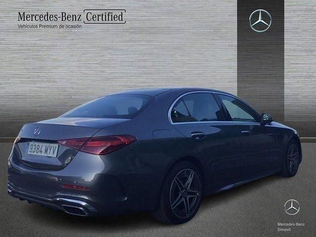 Usado Mercedes C300e AMG line 313 CV (230 kW) 2024 Gris selenita