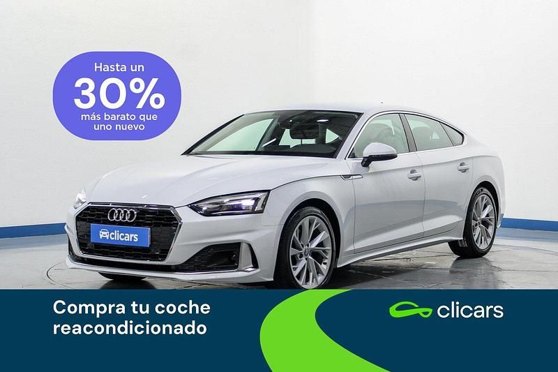 Blanco Usado 2020 Audi A5 Sportback Advanced Berlina | 31.490 € (Precio justo) - Imagen 1/4