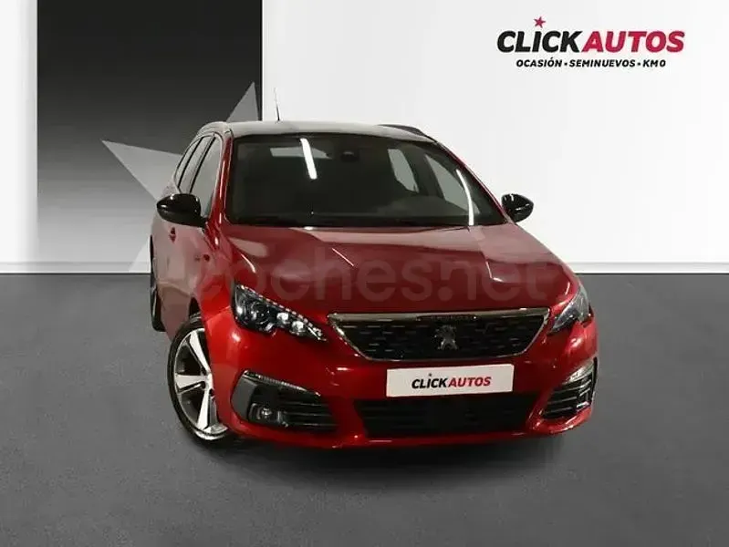 Usado Peugeot 308 SW GT 130 CV (95 kW) 2021 Rojo Familiar