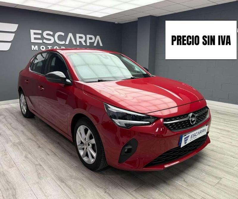 Rojo Usado 2022 Opel Corsa Elegance Utilitario | 10.735 € (Precio justo) - Imagen 1/4