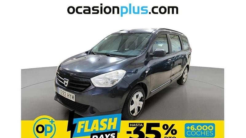 Usado Dacia Lodgy Ambiance 90 CV (66 kW) 2014 Gris Monovolumen