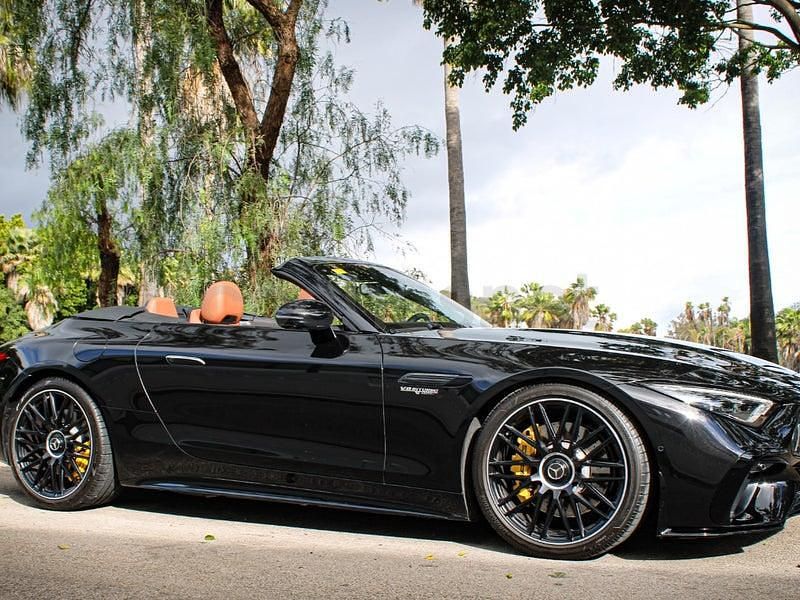 Usado Mercedes SL63 AMG AMG 585 CV (430 kW) 2022 Negro Descapotable