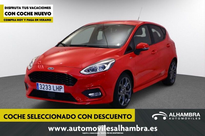 Rojo Usado 2020 Ford Fiesta Limited Utilitario | 14.790 € (Caro) - Imagen 1/4