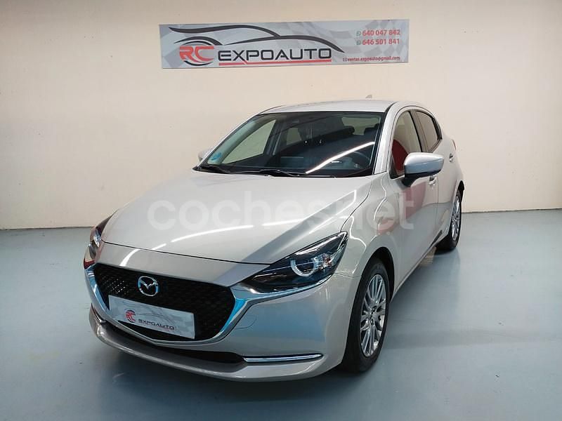 Gris / plata Usado 2021 Mazda 2 Edition Berlina | 16.990 € (Un poco caro) - Imagen 1/4