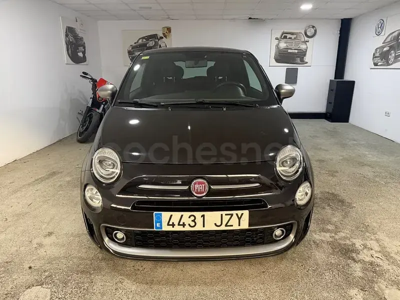 Usado Fiat 500 S 69 CV (50 kW) 2017 Negro Berlina