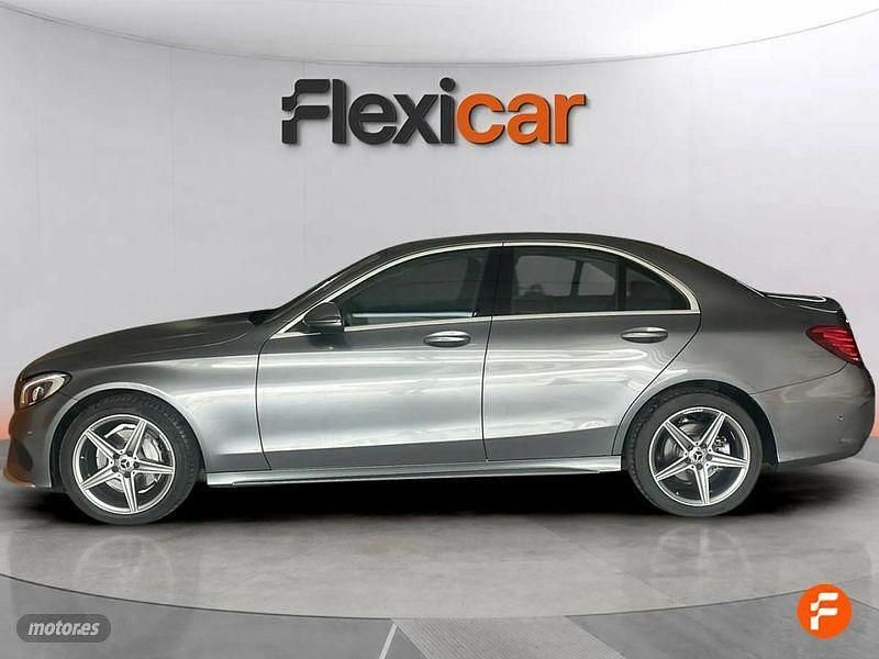 Usado Mercedes C220 170 CV (125 kW) 2018 Gris Berlina