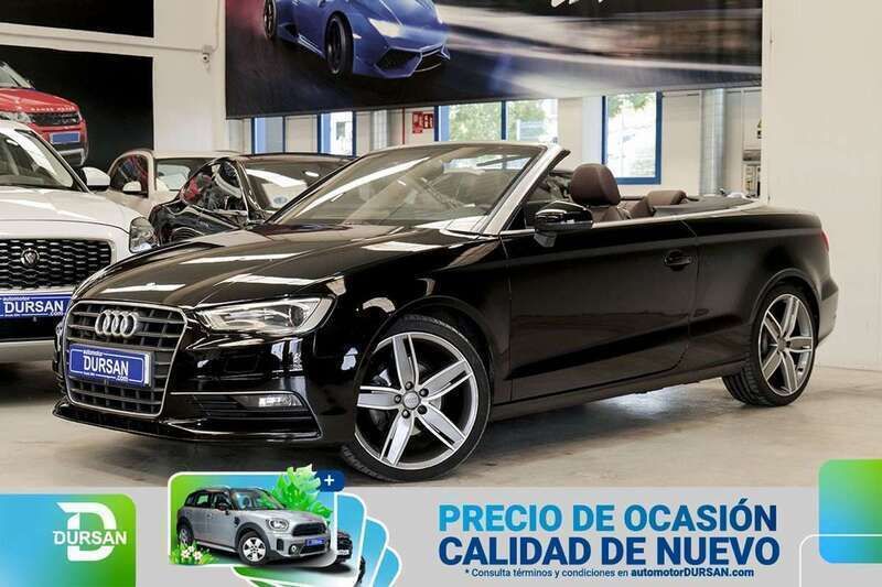 Negro Usado 2015 Audi A3 Cabriolet Premium Descapotable | 18.990 € (Un poco caro) - Imagen 1/4