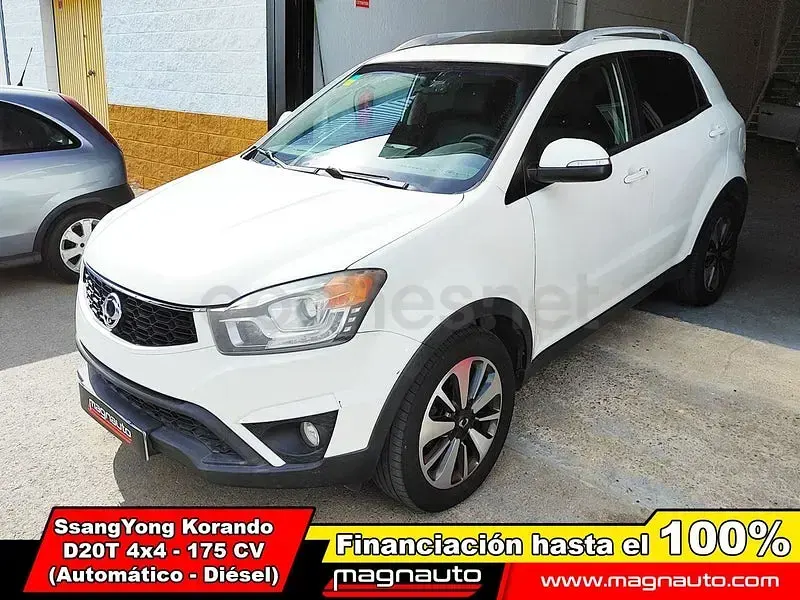 Usado SsangYong Korando Limited 175 CV (128 kW) 2014 Blanco SUV