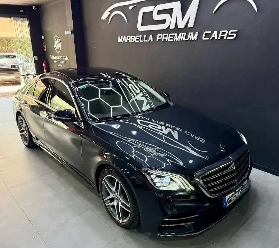 Usado Mercedes S350 286 CV (210 kW) 2019 Gris Berlina