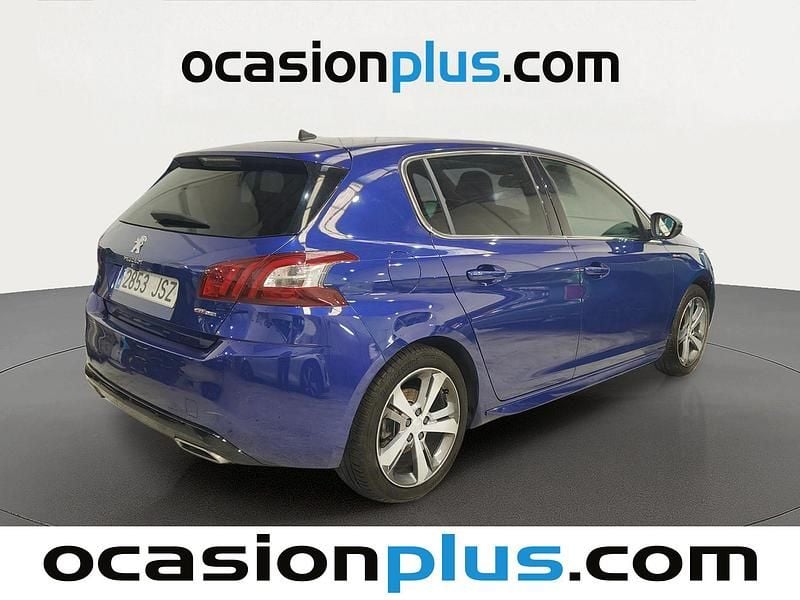Usado Peugeot 308 GT-line 131 CV (96 kW) 2016 Azul Utilitario