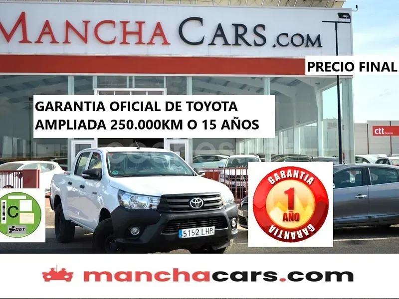 Usado Toyota HiLux 150 CV (110 kW) 2020 Blanco Pickup/Camioneta