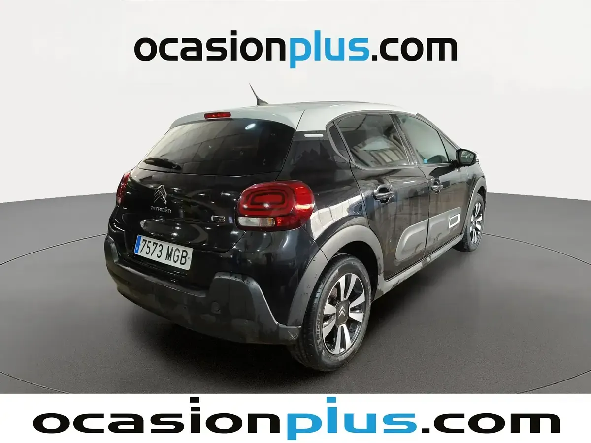 Usado Citroën C3 PureTech 110 CV (80 kW) 2023 Negro Utilitario