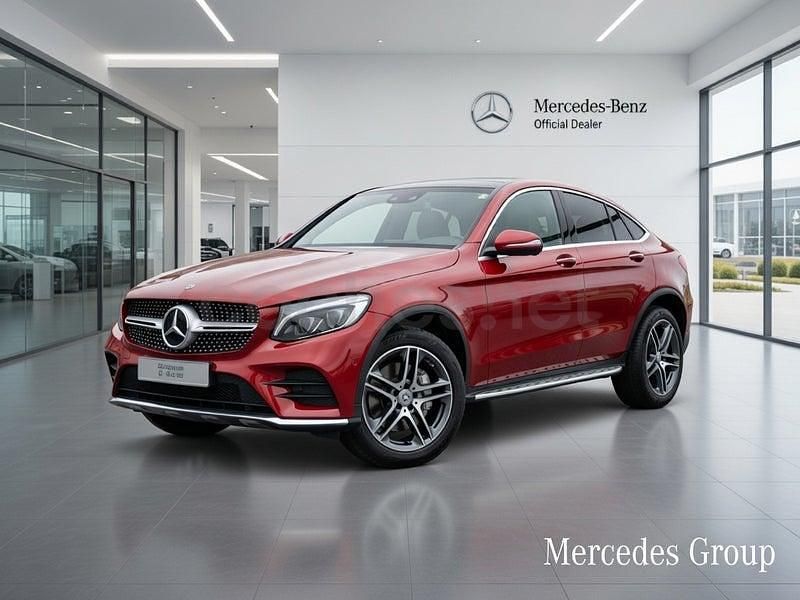 Usado Mercedes GLC250 204 CV (150 kW) 2018 Rojo Coupe