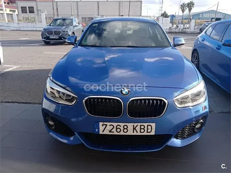 Usado BMW 118 Shadowline 150 CV (110 kW) 2017 Azul Berlina