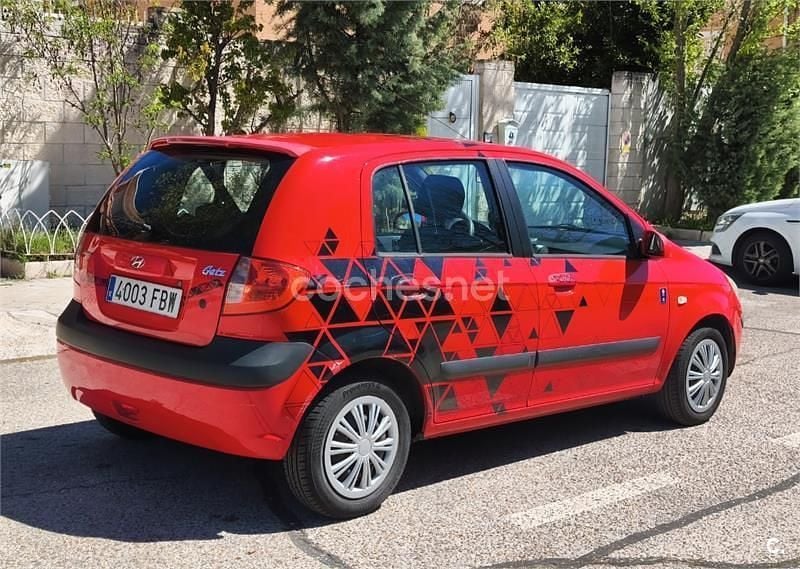 Usado Hyundai Getz SE 66 CV (48 kW) 2007 Rojo Utilitario