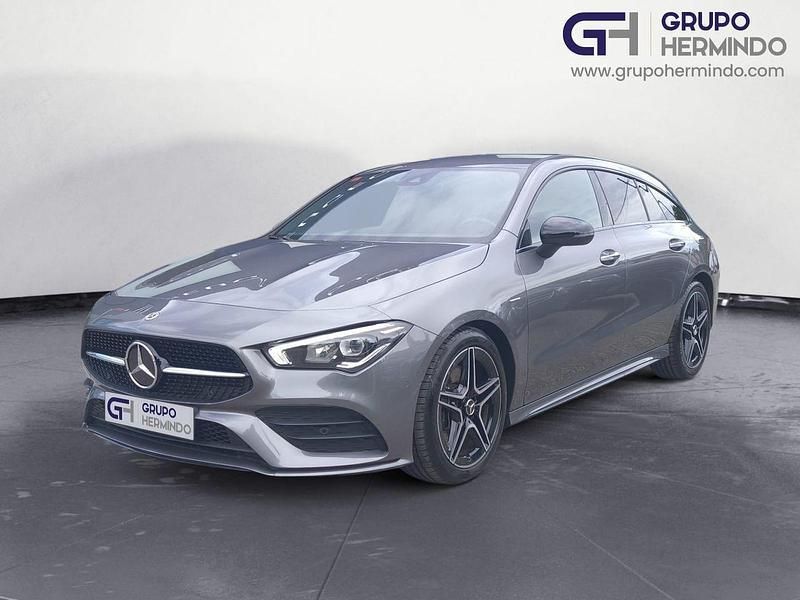 Gris / plata Usado 2021 Mercedes CLA200 Shooting Brake AMG line Familiar | 31.000 € (Precio justo) - Imagen 1/4