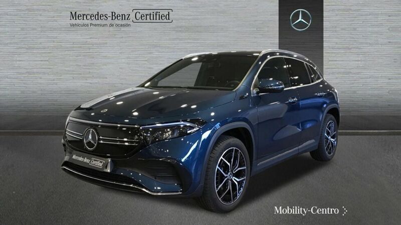 Azul denim Usado 2021 Mercedes EQA250 AMG line SUV | 35.500 € (Precio justo) - Imagen 1/4