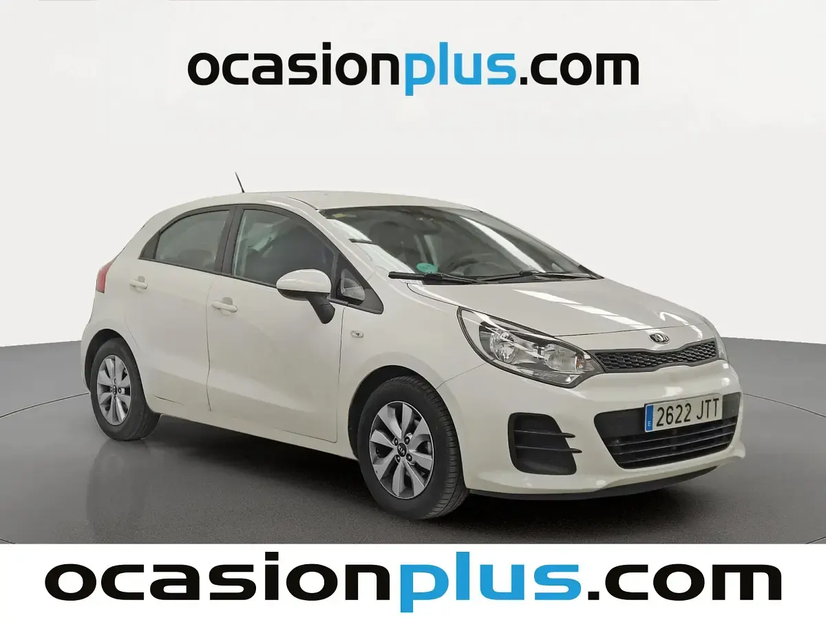 Usado Kia Rio 75 CV (55 kW) 2016 Blanco Utilitario