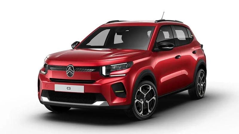 Novo Citroën C3 100 HP (73 kW) 2025 Vermelho Sedan