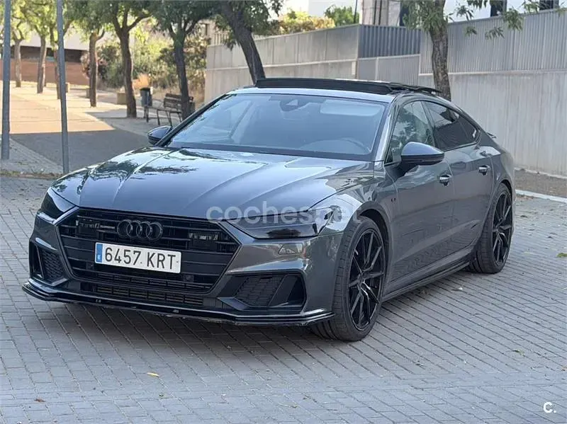 Usado Audi A7 Sportback Design 286 CV (210 kW) 2019 Gris / plata Utilitario