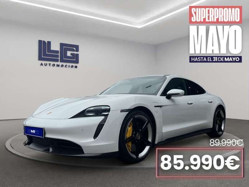 Blanco Usado 2021 Porsche Taycan Turbo S Berlina | 89.990 € - Imagen 1/4