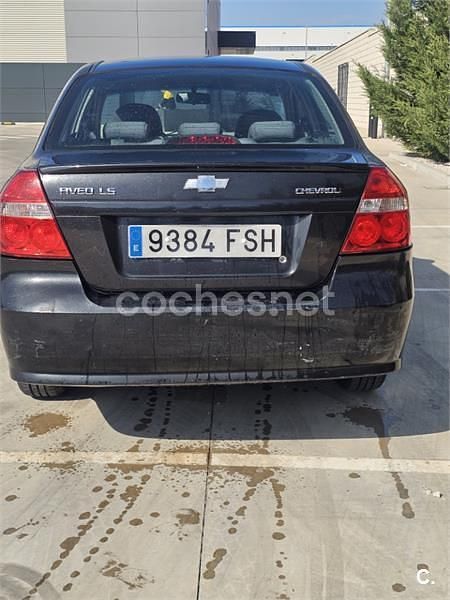 Usado Chevrolet Aveo LS 94 CV (69 kW) 2007 Negro Berlina