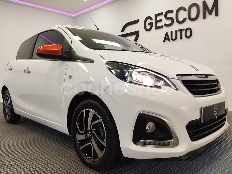 Usado Peugeot 108 Allure 82 CV (60 kW) 2017 Blanco Berlina